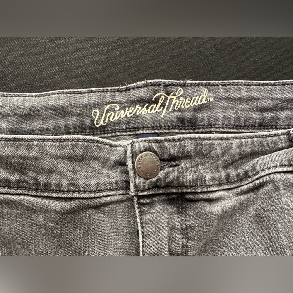 Universal Thread Black Washed Denim - image 3
